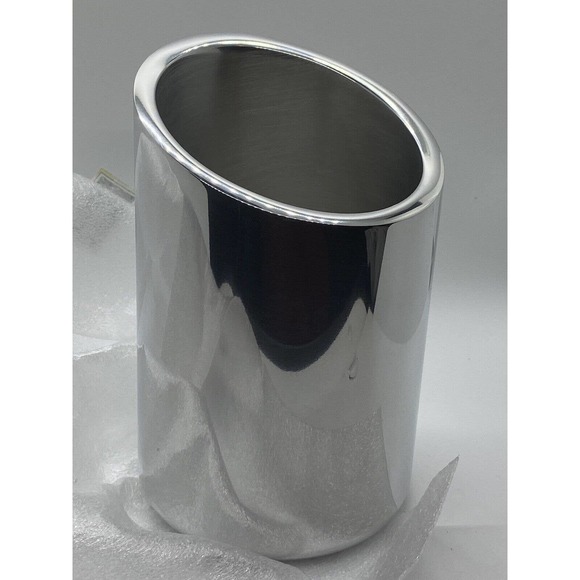 Nambe Dining Nambe Tilt Wine Chiller Alloy Metal 45 D X 7 H Thick